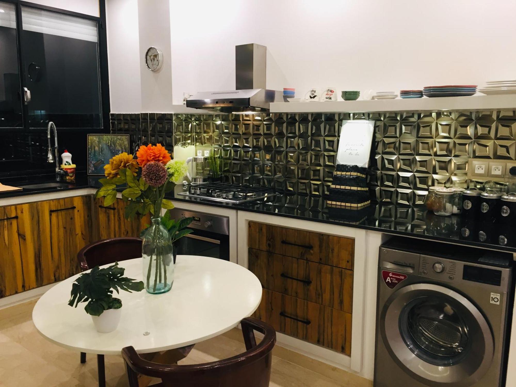 Ferienwohnung Petit Nid Douille Au Coeur De Casablanca Zimmer foto